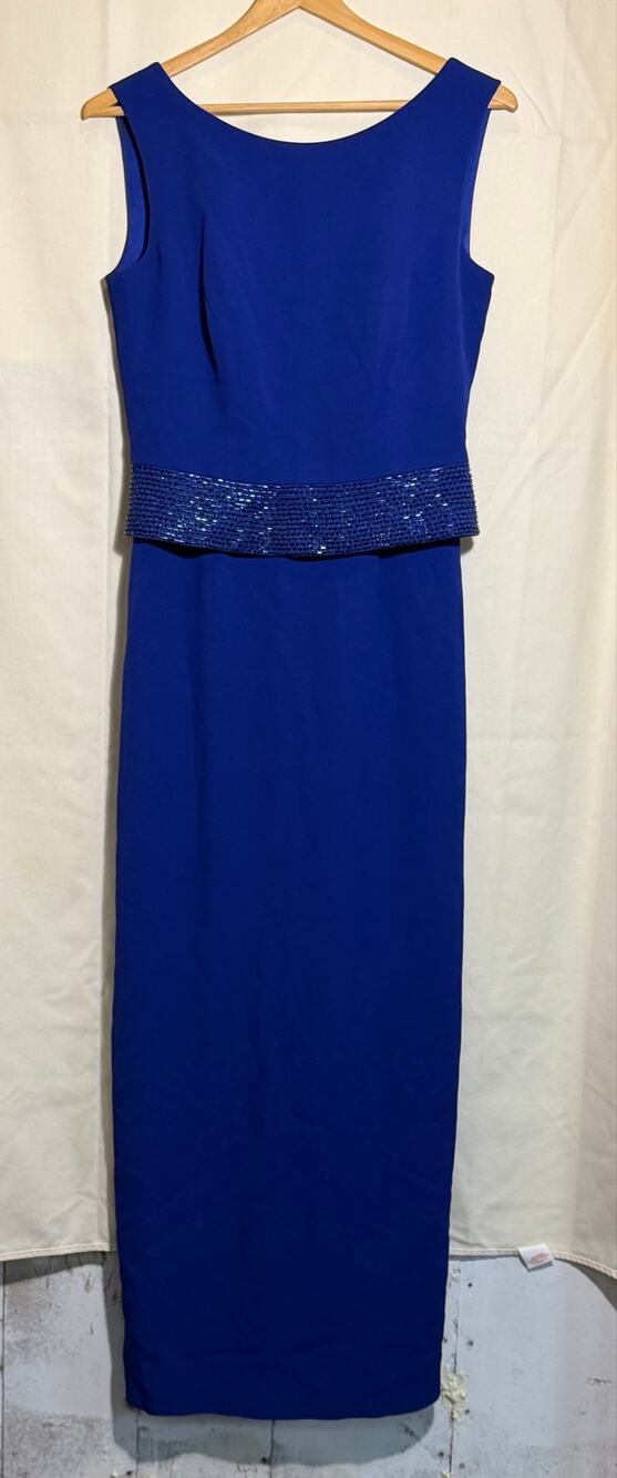 Daymor Couture Blue Dress Woman’s Size 4.